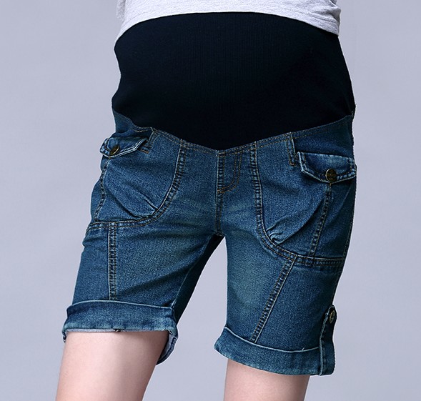 Maternity clothing maternity denim shorts maternity 5 jeans summer maternity shorts