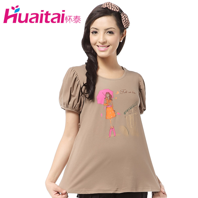 Maternity clothing maternity summer maternity t-shirt maternity casual knitted T-shirt