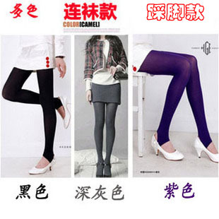 Maternity clothing spring and autumn legging plus size plus size velvet maternity socks step on the foot socks 9708