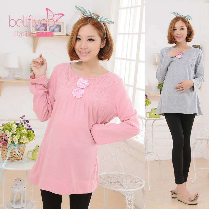 maternity clothing/ spring and autumn new arrival long-sleeve top/ upperwear gentlewomen