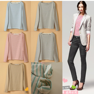 Maternity clothing spring fashion stripe maternity top maternity t-shirt basic shirt