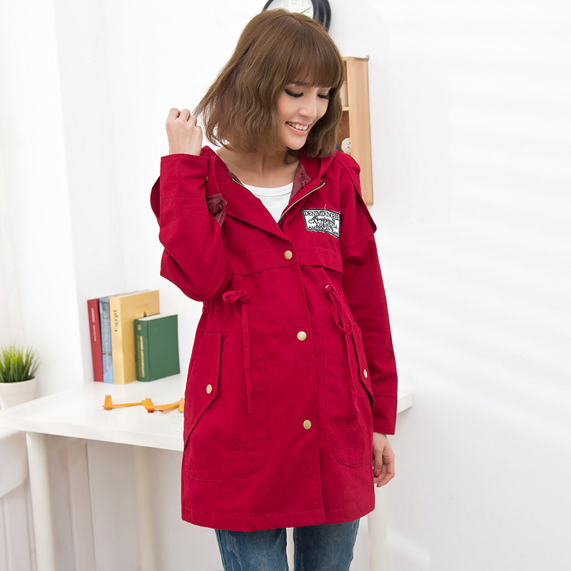 Maternity clothing spring maternity outerwear maternity trench maternity overcoat p11011