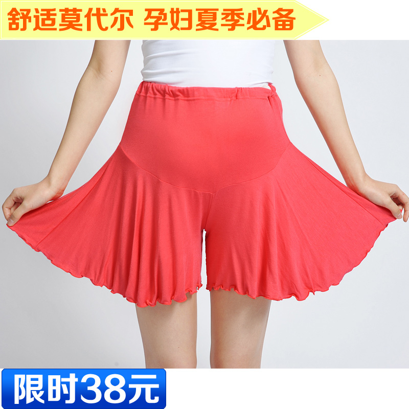 Maternity clothing summer comfortable Modal material maternity dress pants maternity shorts 59230