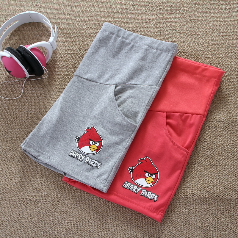 Maternity clothing summer fashion shorts maternity shorts cartoon belly pants sports pants