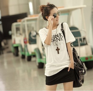 Maternity clothing summer loose short-sleeve maternity top fashion maternity t-shirt