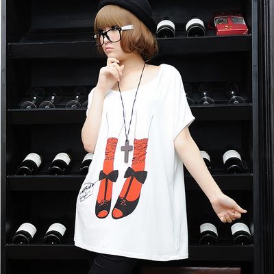 Maternity clothing summer maternity t-shirt fashion shoes maternity o-neck top long design maternity short-sleeve