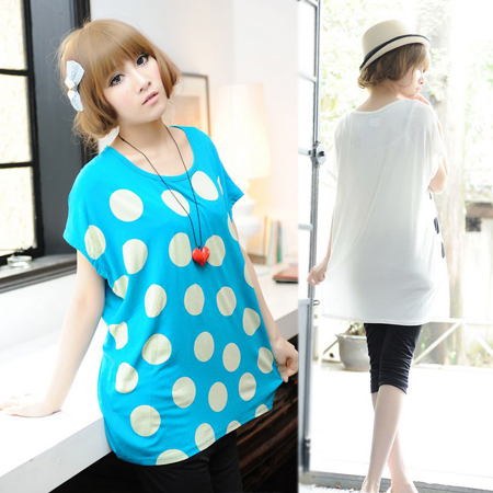 Maternity clothing summer maternity top dot maternity t-shirt maternity short-sleeve spring and autumn