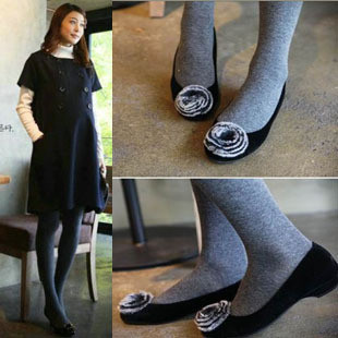 Maternity clothing thickening adjustable maternity pantyhose socks maternity artificial wool socks k31