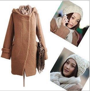 Maternity clothing winter outerwear autumn and winter maternity overcoat woolen maternity top