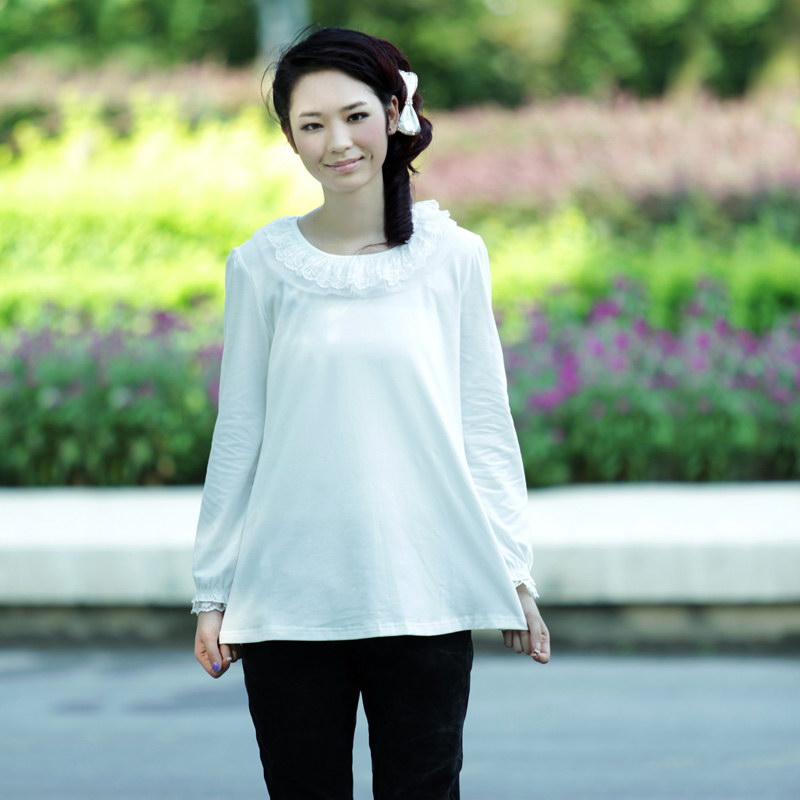 Maternity maternity clothing spring and autumn basic shirt maternity t-shirt top basic shirt