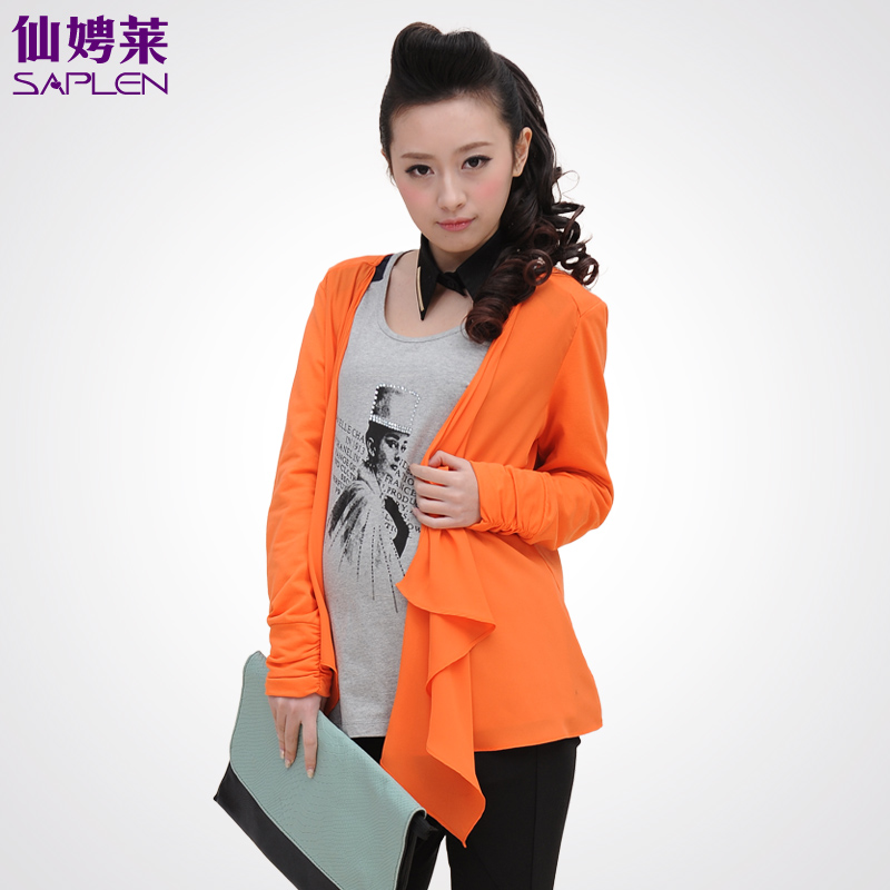 Maternity outerwear maternity clothing cardigan spring chiffon outerwear 169871