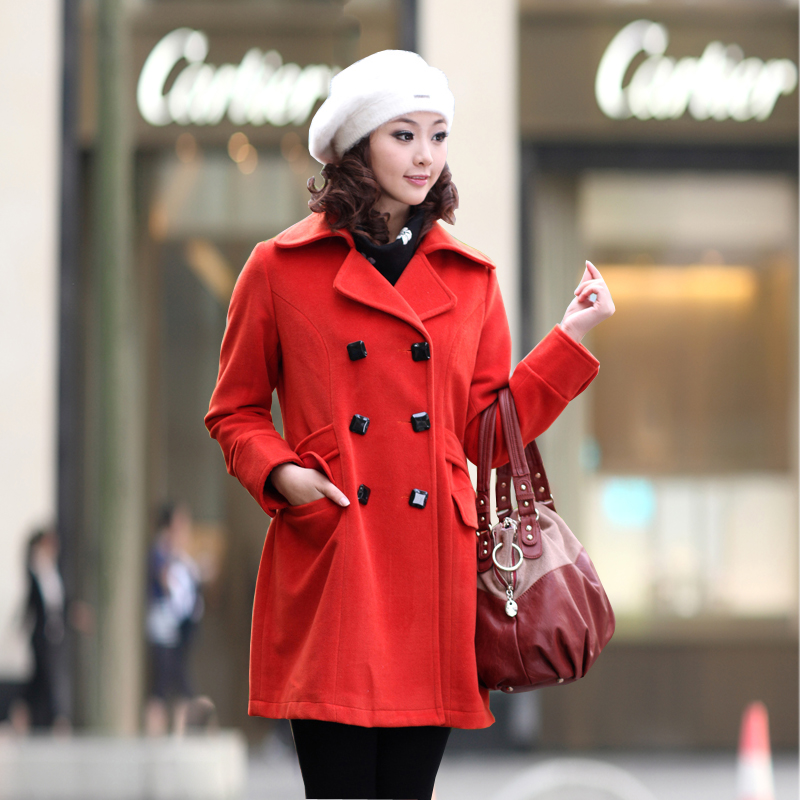 Maternity overcoat winter double breasted long design maternity wool coat maternity outerwear 108837