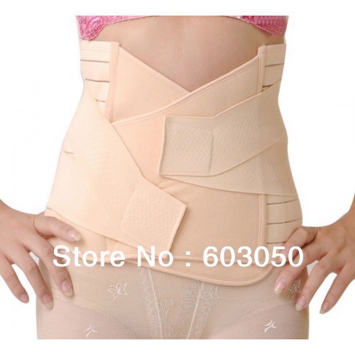 Maternity Postpartum Corset Support Recovery Tummy Belly Waist Belt Shaper Slimming Body  100pcs/lot