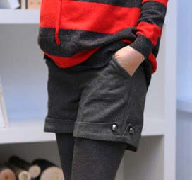 Maternity shorts belly pants maternity clothing roll up hem button maternity boot cut jeans shorts