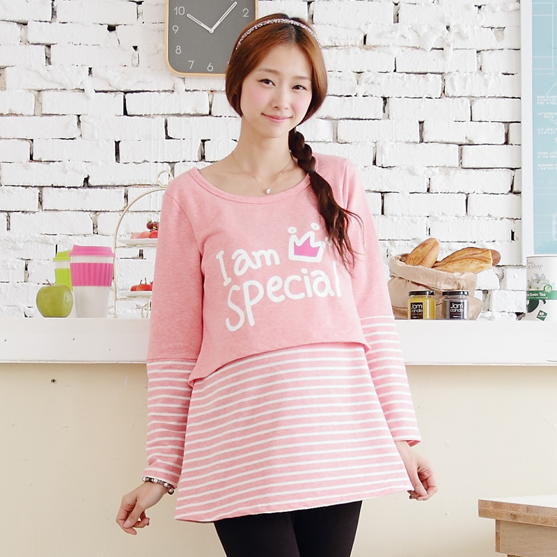 Maternity top maternity clothing spring fashion 2013 nursing clothing maternity t-shirt