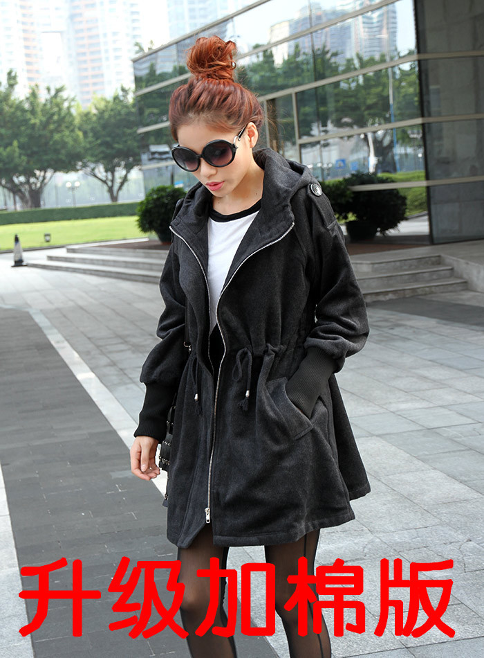 Maternity Winter  clothing high quality plus cotton  wool coat puff sleeve  woolen outerwear thick  1S