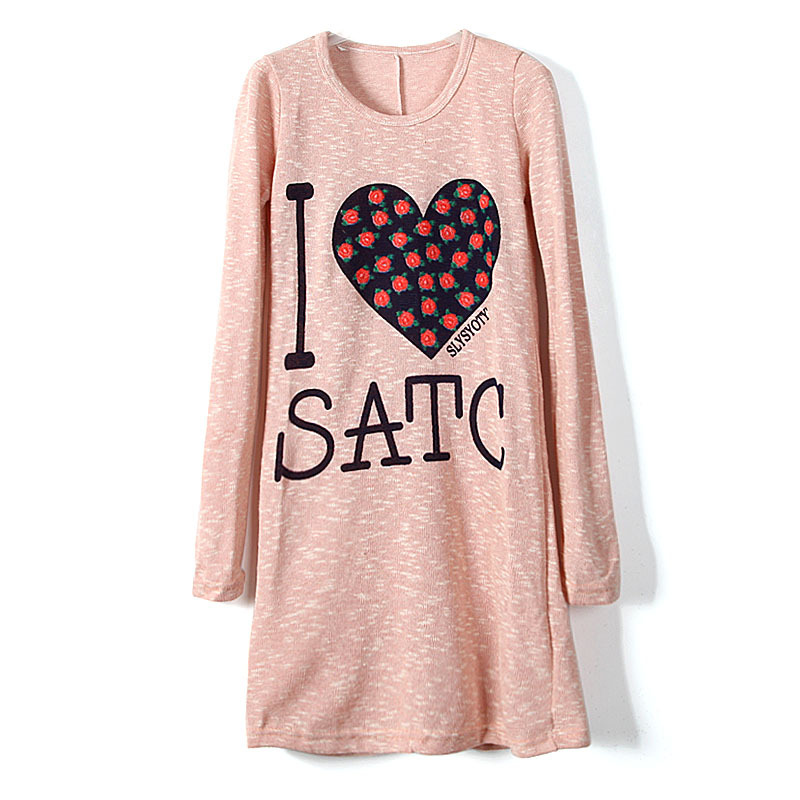 Mdstudio spring and summer of love letter basic long-sleeve sweater