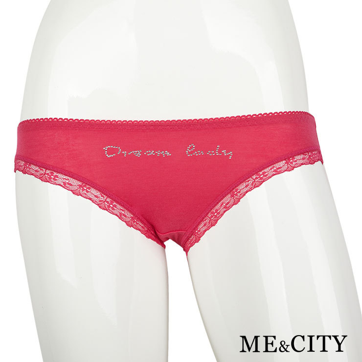 Me & city female cotton rhinestone mid waist trigonometric panties 561611 69