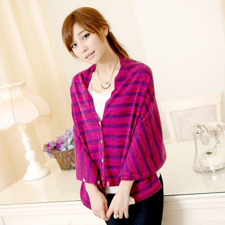 Medium-large autumn 2012 elegant slim knitted shawl multi-purpose air conditioning clothing sunscreen cardigan