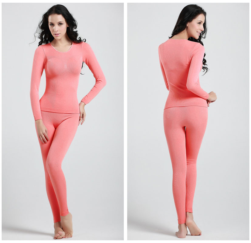 Memory fiber thickening body shaping beauty care thermal underwear set