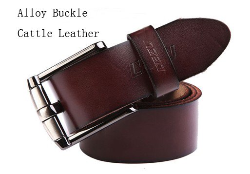 men cattle leather belts,black/brown leather  belt,western cow skin belts,free shipping fashion genuine leather  belts