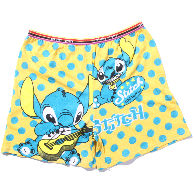 Men's panties male panties four angle panties seamless cartoon panties at home pants stitch