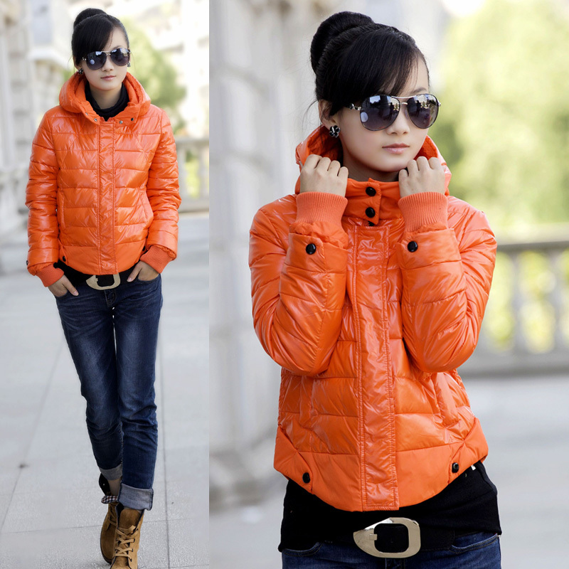 METERS BONWE autumn and winter down coat female short design slim down coat short design outerwear