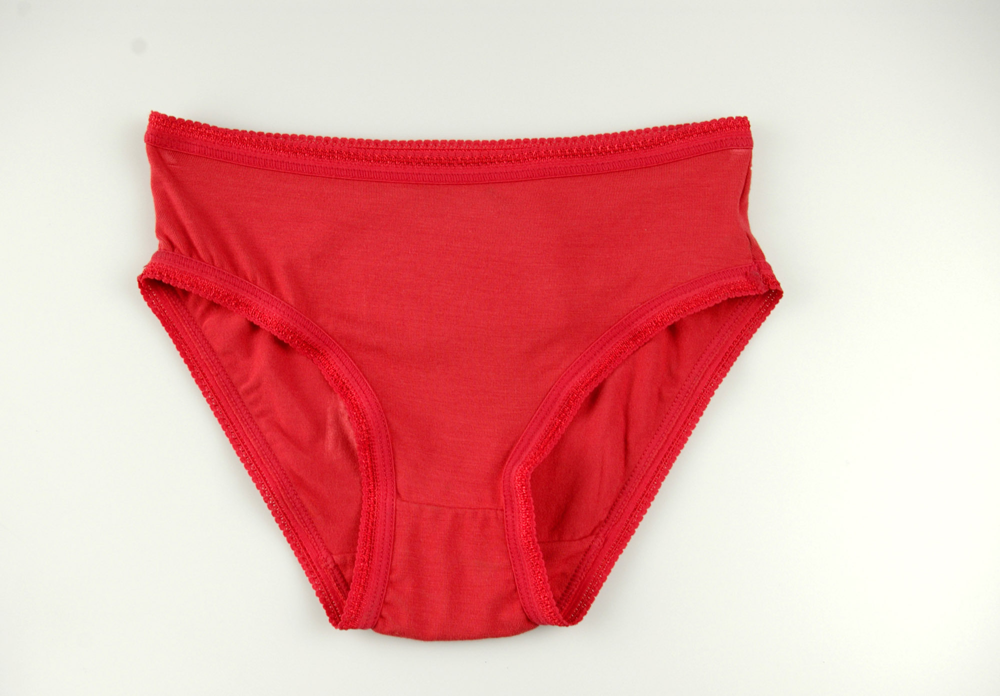 Mhome bamboo fibre child panties female child underwear red festive 500924