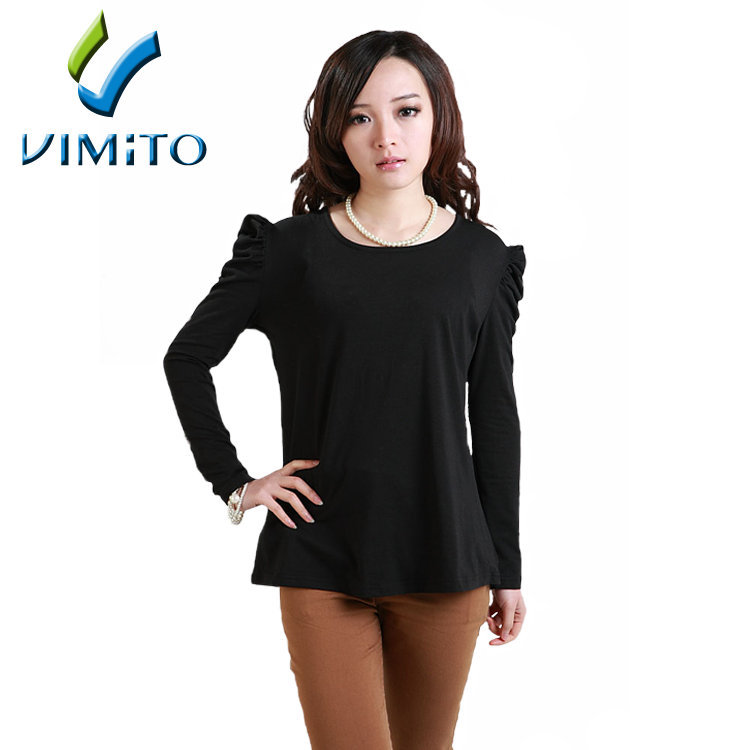 Micrometres rabbit maternity clothing autumn female plus size basic shirt long-sleeve basic long johns maternity top a6208