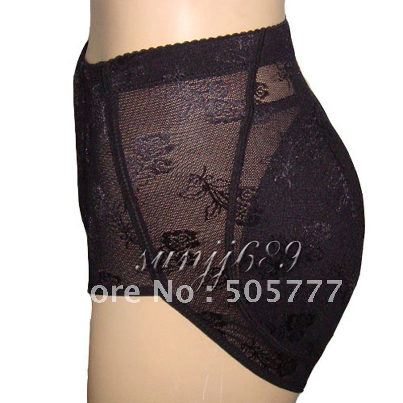 Mid waist bottom pants pad butt-lifting pad butt-lifting pants strengthen butt-lifting fengnong ischiadica panties butt-lifting