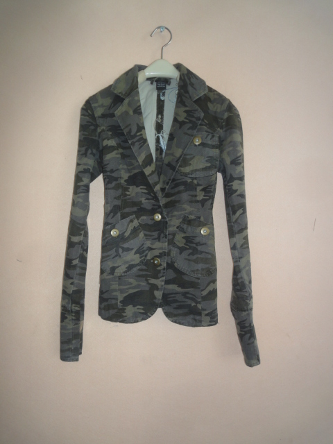 Military wind Women Camouflage outerwear ver5 slim top 100% 2012 autumn cotton Min.order 1pcs - free shipping