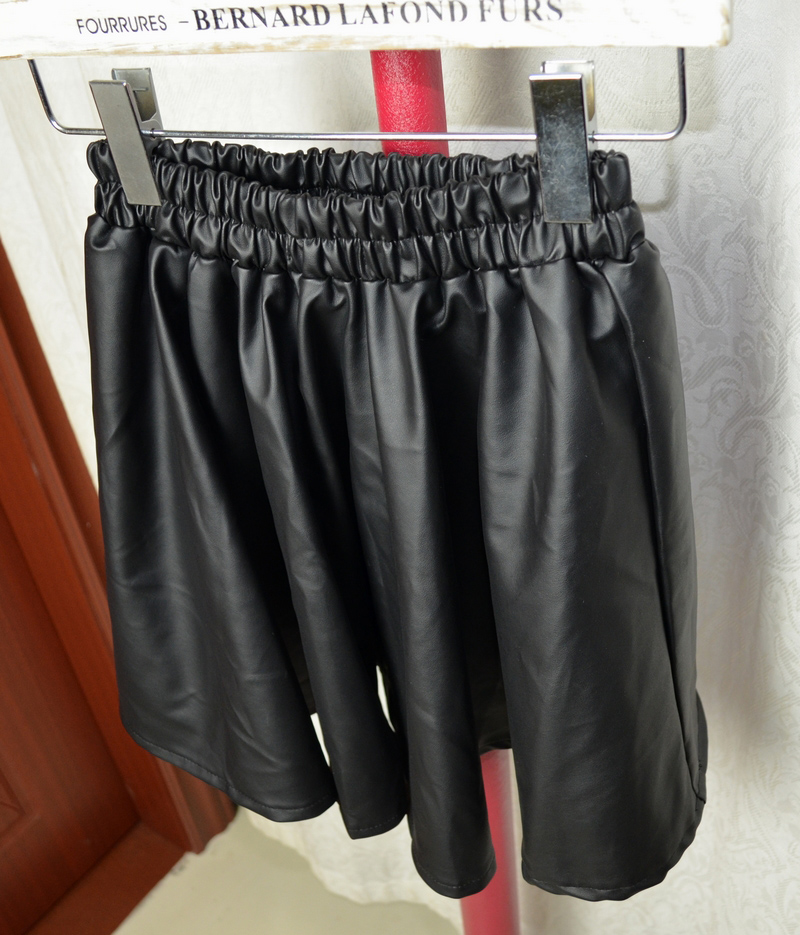 Millet fashion high waist brief normic half-length leather skirt puff skirt short skirt female