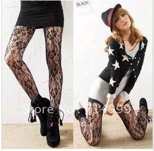 min  order   $15  Fashion  Sexy bud silk hole jacquard pantyhose net stockings   Free shipping