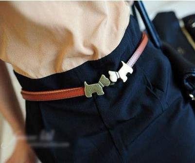 Min.order is $15 (mix order)Fashion Dog  Leather Ladies Waist  Belt  Free Shipping