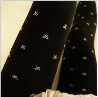 Min.Order is 25$(Mixed order) Women Velvet Bow Knot Dot  Winter Warmers Leggings Stockings, Fashion Slim Tights Pantyhouse