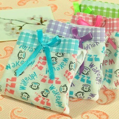 Min. order US$10 Free Shipping G3897 princess Lovely Bow Tie Women panties