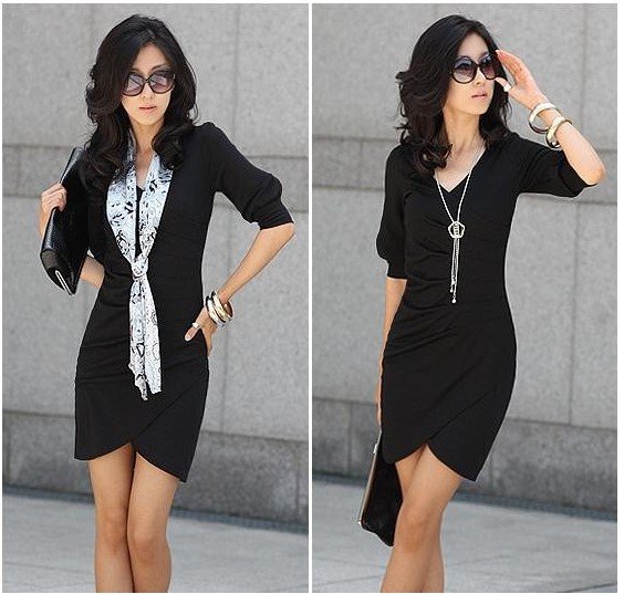 Mini order USD15,2012  Fashion Tailer-made Dresses Party Mini Club Dress Fashion Half Sleeve