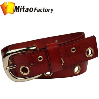 Mitao Factory Free shipping Best Selling Lady fashion designer genuine leather belt/ Fashion jaens belt/ belt wholesale