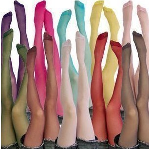 MIX-ORDER 10USD 6 Candy color fashion women's tights sexy ladies' pantyhose socks and tights #P0028