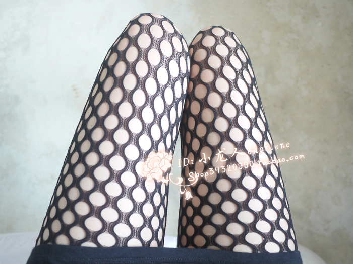 MIX-ORDER 10USD Circle Dot  fishnet stockings vintage women's Pantyhose tights and socks Fit all SIze Free Shipping #P0038-304