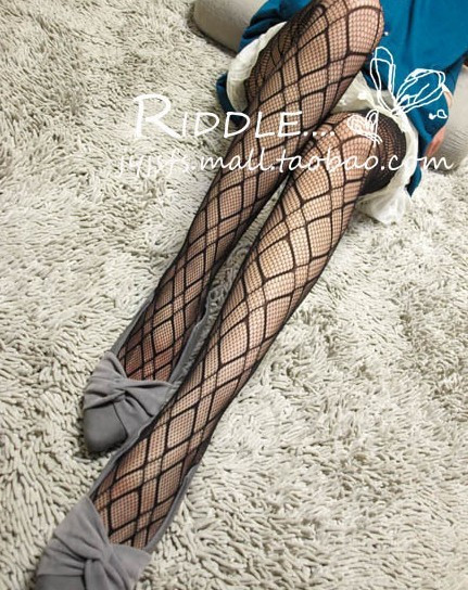 MIX-ORDER 10USD Irregular Square grid Fishnet stockings For Woman Ladies Sexy Black Lace Tights Pantyhose  #P0007-868