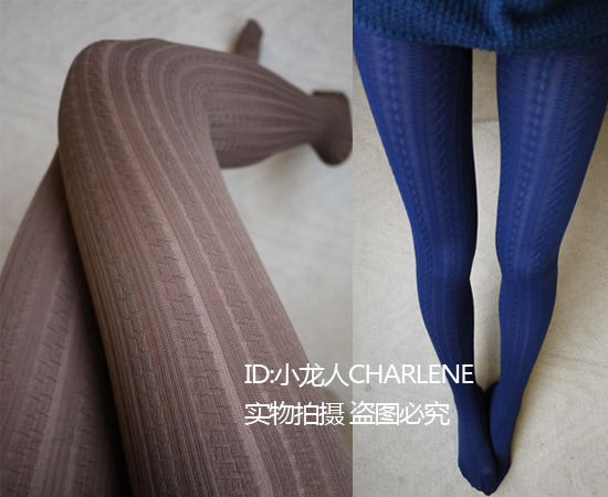 MIX-ORDER 10USD Velvet twisted Winter Women's Pantyhose Candy Color Socks and tights For WOmen Stripe Design  #P0033