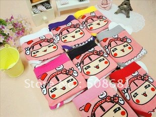 Mixed batch cartoon briefs, female briefs, cotton cute underwear, seamless pants waist