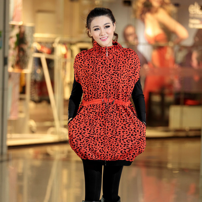 Mm plus size women autumn new arrival 2012 sleeveless sweater thickening outerwear vest wool cardigan