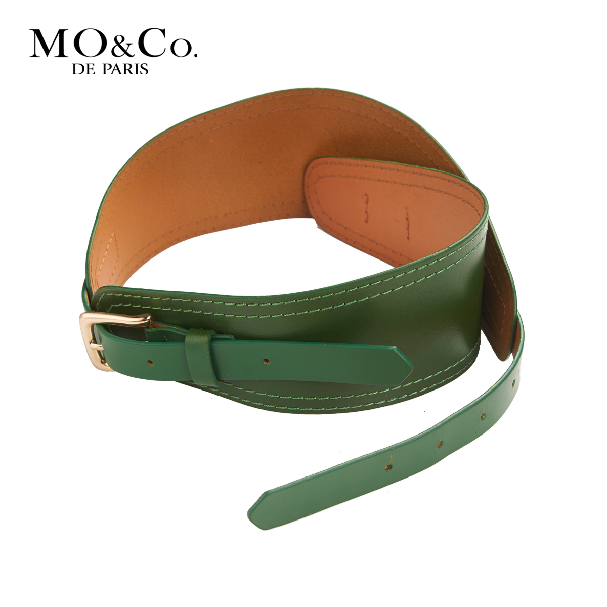 Mo & co . mormons m121ors15 cowhide leather fashion strap moco