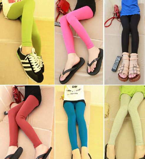 Modal candy color ultra-thin legging stockings Free Shipping