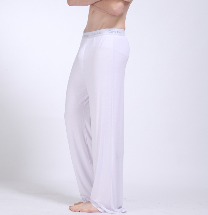 Modal casual loose male trousers lounge pants basic long johns