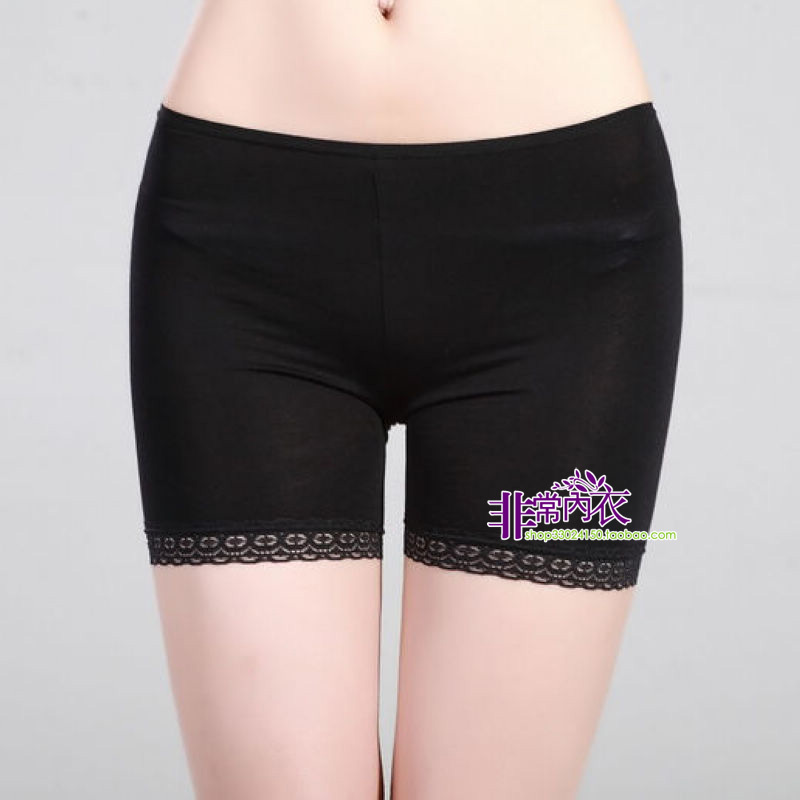 Modal panties lace women's legging safety pants shorts sanitary pants