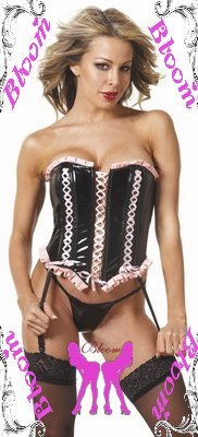 Molis corset bloom tiebelt belt clip cummerbund black hambrough