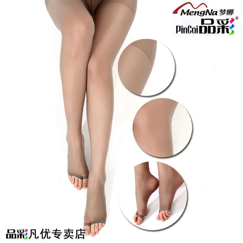 Mona compounding filling open toe stockings step pants autumn female sexy legging